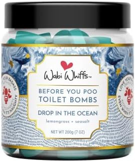 Fizzing Toilet Bombs – Drop in The Ocean | Natural Bathroom Deodorizer | Odor Eliminator Tablet... | Amazon (US)