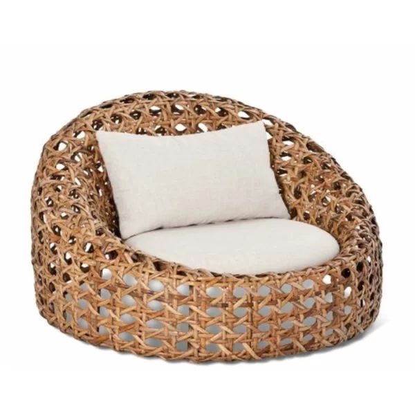 Merlino 46'' Wide Cotton Lounge Chair | Wayfair North America