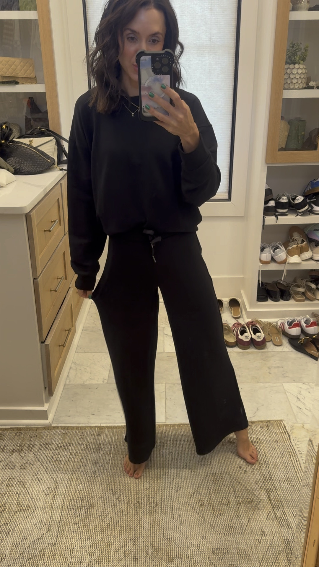When I  you that these are the softest things I've put on my body 🤤🤤 I want to get this set in every colors seriously! It's an elevated look and a nice change from wearing a sweatshirt and sweatpants of leggings and workout gear!

Spanx/casual outfit/matching sets/holiday outfit / 

#LTKTravel #LTKOver40 #LTKActive