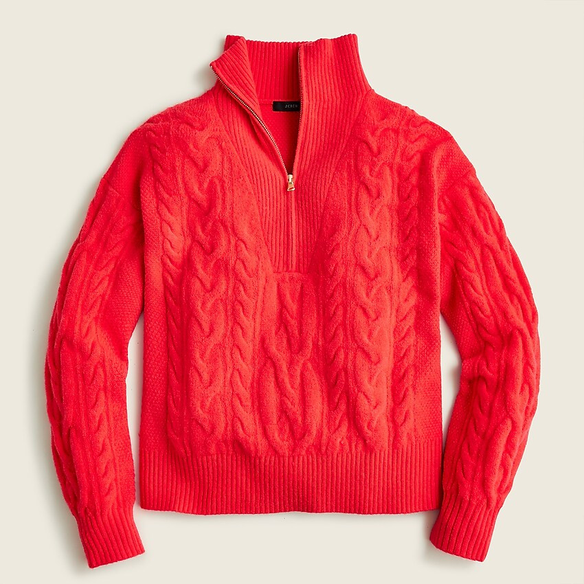 Cable-knit half-zip sweater in Supersoft yarnItem BD032 
 Reviews
 
 
 
 
 
22 Reviews 
 
 |
 
 
... | J. Crew US
