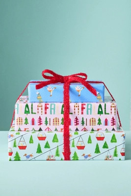 Assorted Holiday Wrapping Paper, Set of 3 | Anthropologie (US)