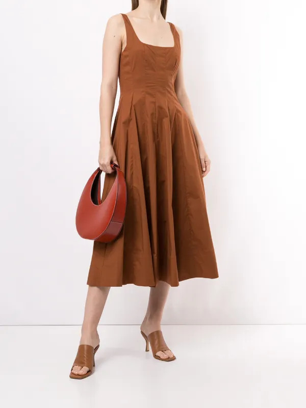 STAUD Wells mid-length Dress - Farfetch | Farfetch Global