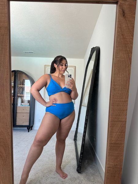 Midsize cupshe swimsuit! Wearing a size XL in both top and bottoms!

Vacation outfit, shaping swimsuits, full coverage swimwear, affordable swimwear, curvy approved, size 12, size 14, size large, size XL

#LTKMidsize #LTKTravel #LTKSwim
