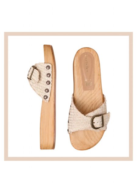 Natural raffia flatform slide on sandals 

#LTKshoecrush #LTKfindsunder100 #LTKstyletip