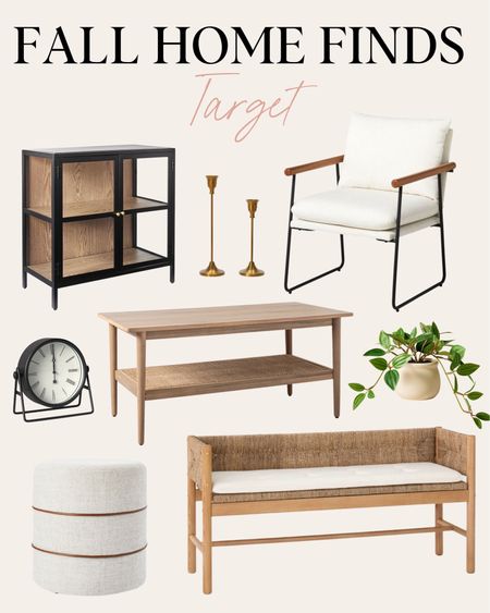 Fall home decor from Target. I love this metal detail chair and gorgeous bench to update your home. 

#LTKstyletip #LTKSeasonal #LTKhome