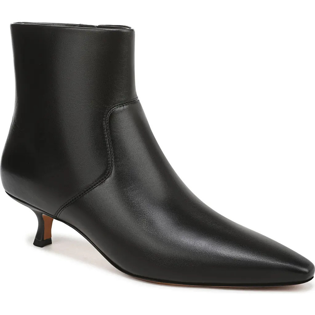 Vince Simone Kitten Heel Bootie in Black at Nordstrom, Size 5.5 | Nordstrom