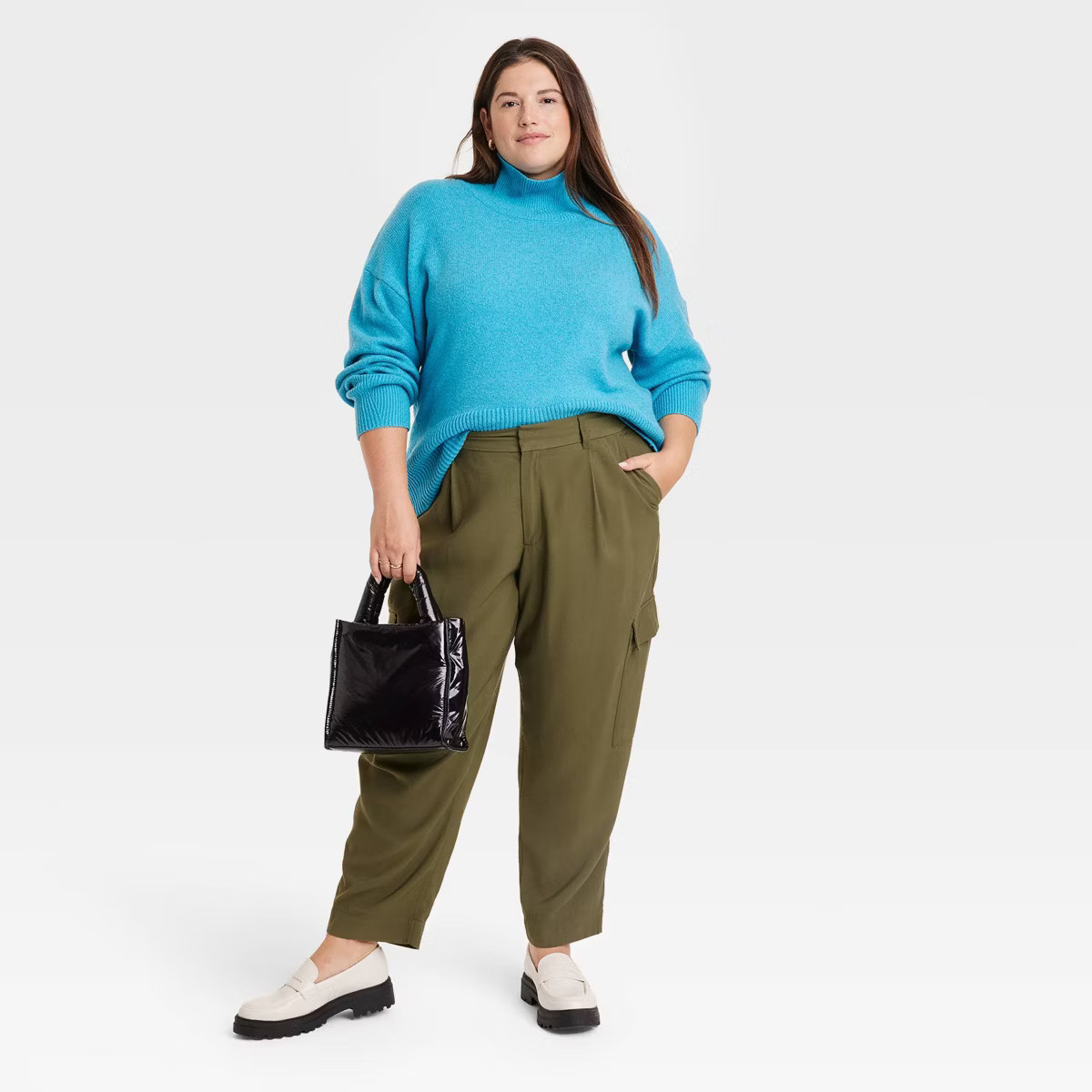 Women's Mock Turtleneck Pullover Sweater - A New Day™ | Target