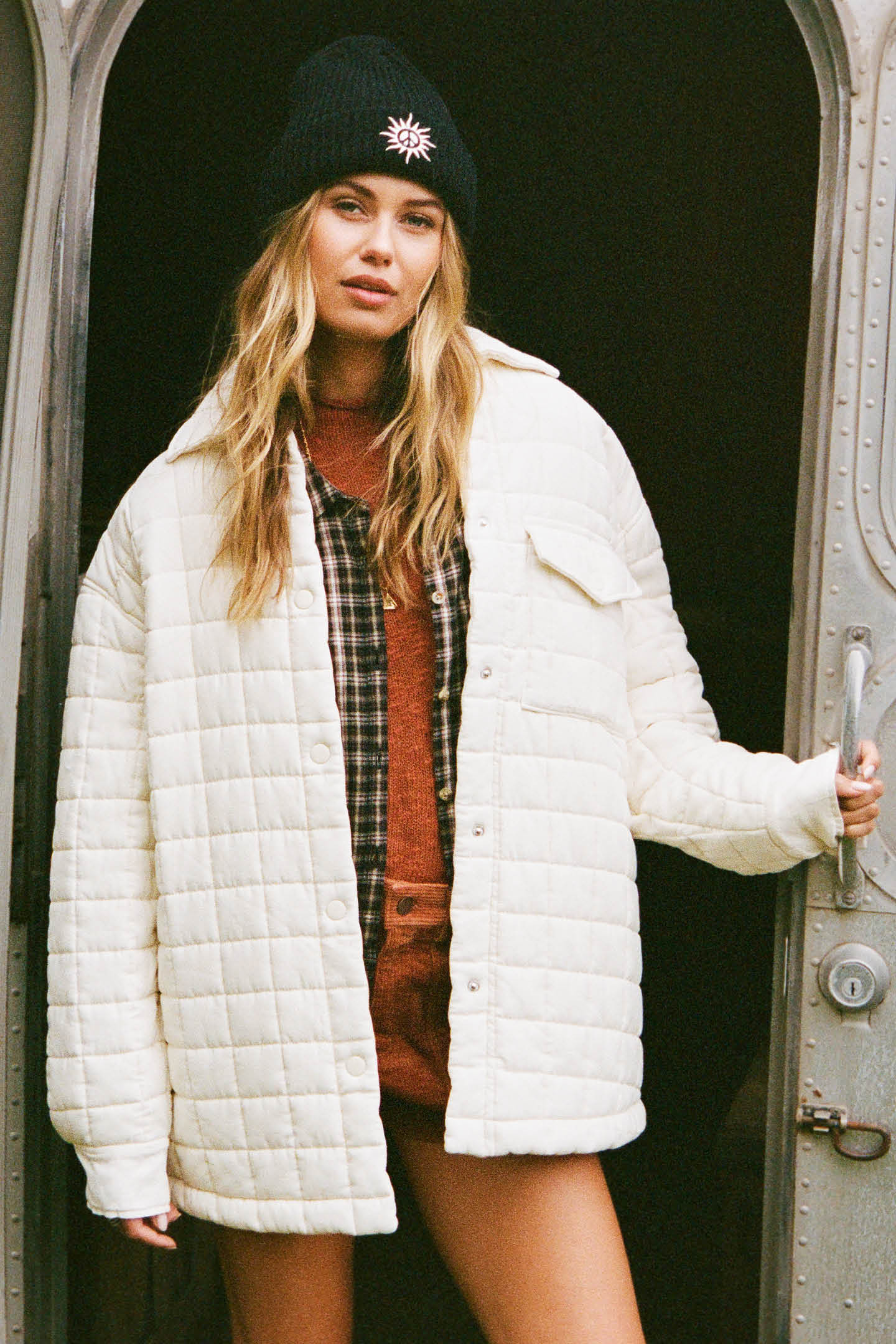 RYA QUILTED OVERSIZED FIT SNAP FRONT JACKET | O'Neill