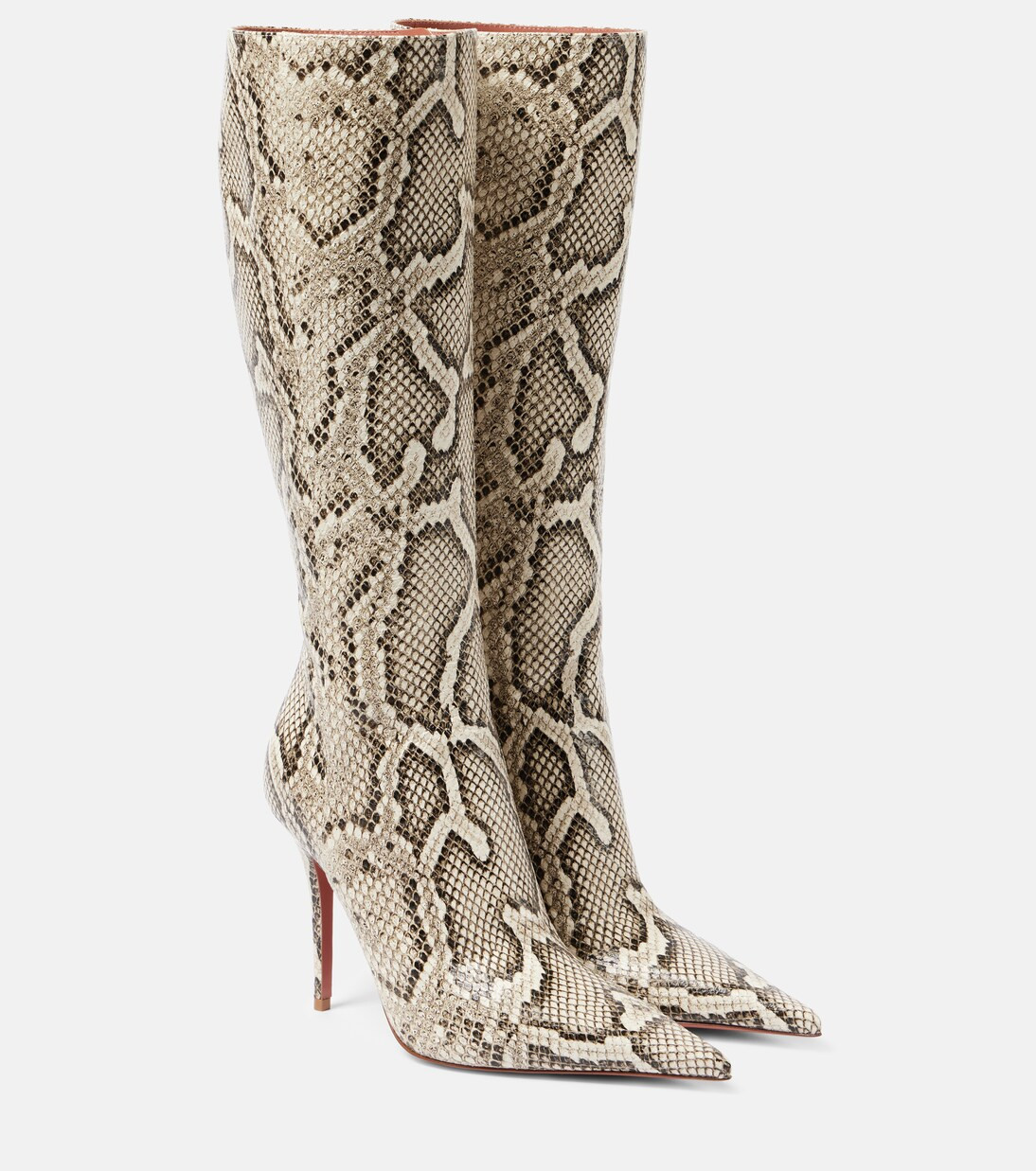 Barbara 105 leather knee-high boots | Mytheresa (US/CA)