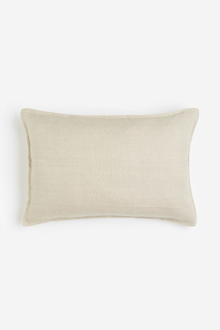 Washed Linen Cushion Cover | H&M (US + CA)