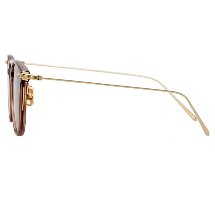 Linda Farrow Linear Wright C12 Rectangular Sunglasses | Linda Farrow