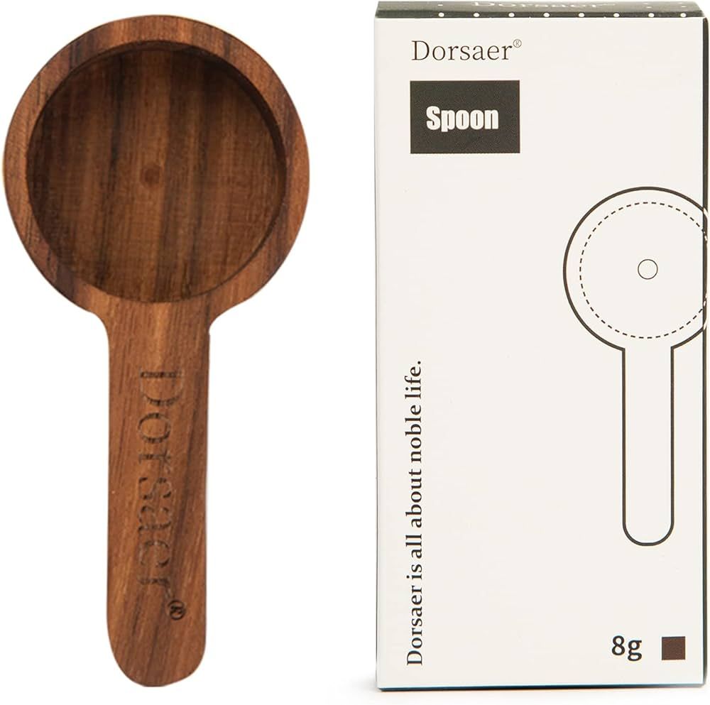 Dorsaer Wood Scoop for Canister - Wood Measuring Spoons for Coffee Beans, Ground Coffee, Protein ... | Amazon (US)