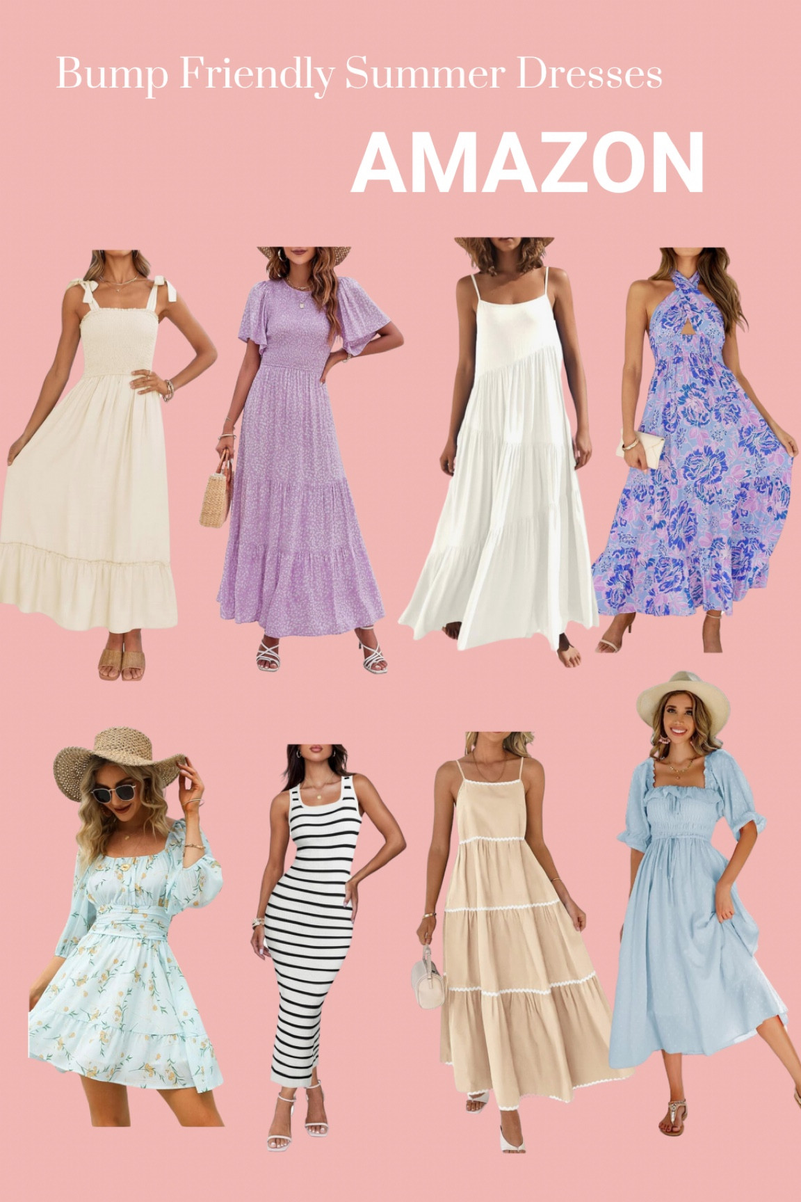 The cutest bump friendly summer dresses on Amazon 

#maternity #summerdress #amazonfinds

#LTKFindsUnder100 #LTKSeasonal #LTKBump