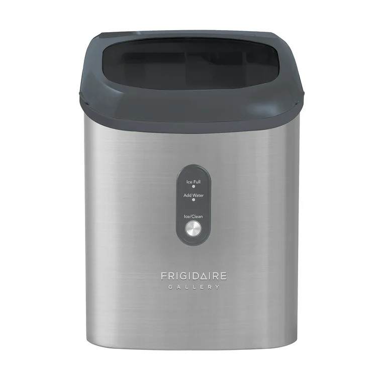 Frigidaire Gallery 33 lbs. Nugget Ice Maker, Stainless Steel, Grey | Walmart (US)