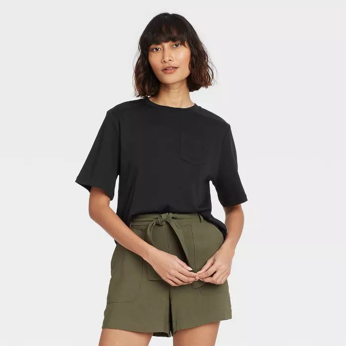 Women's Elbow Sleeve T-Shirt - A New Day™ | Target