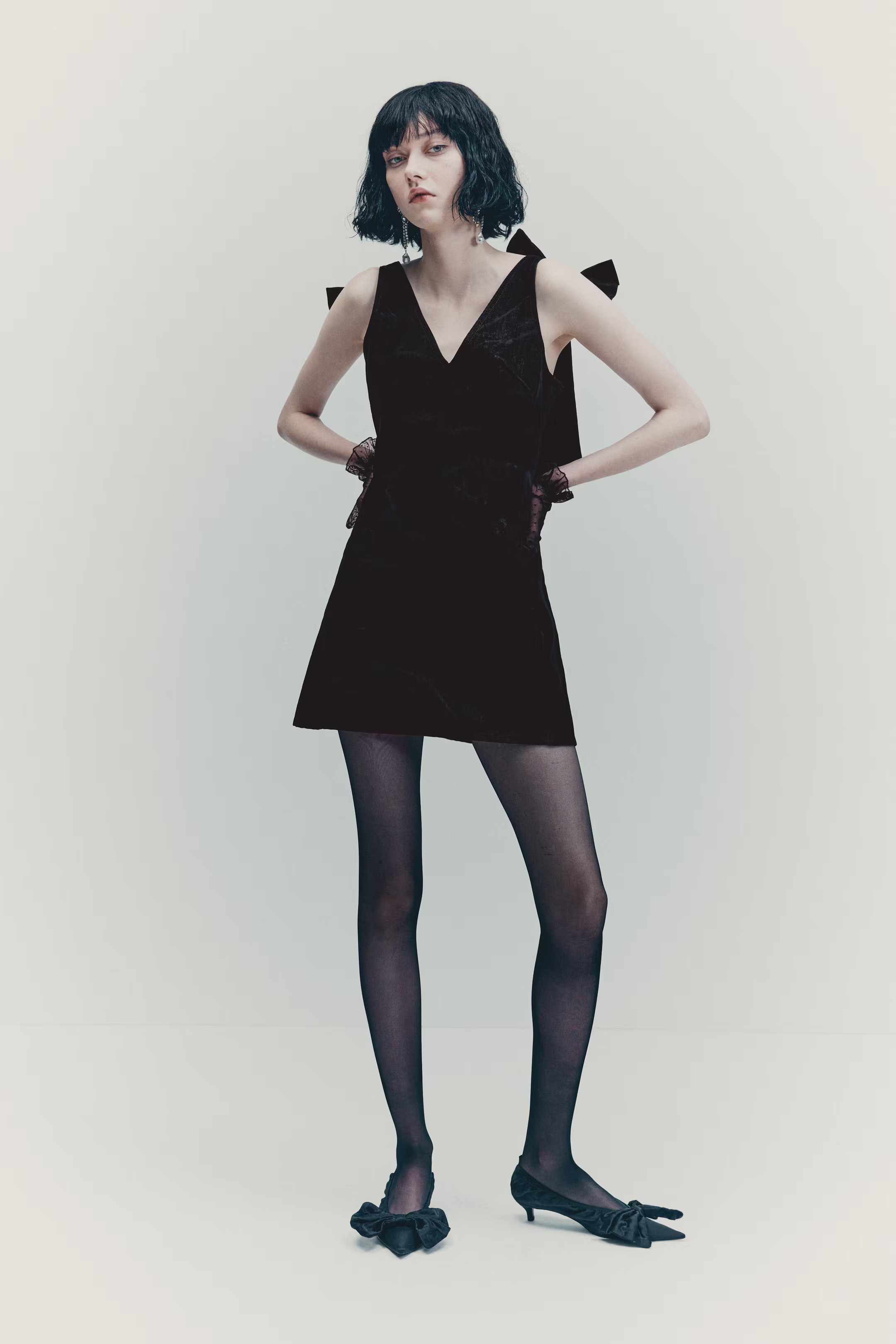 Bow-Detail Mini Dress | H&M (US + CA)