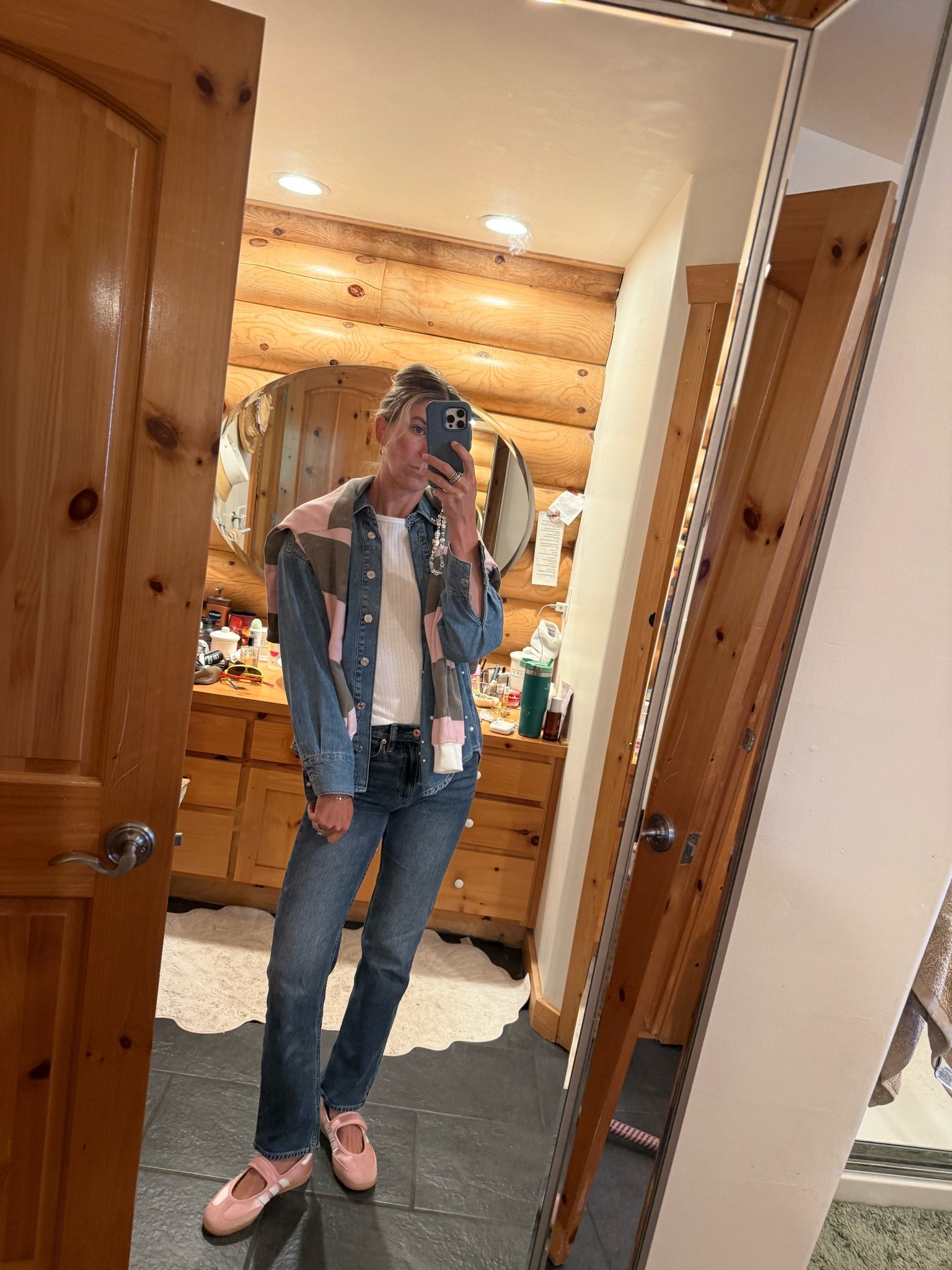 Pointelle top from Walmart is fantastic 
Bought these sambas in the girls section at Dicks🩰

#LTKootd #LTKmomlife