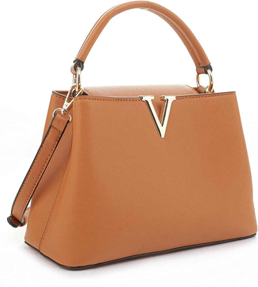 EVVE Women's Small Satchel Bag Classic Top Handle Purses Fashion Crossbody Handbags with Shoulder... | Amazon (US)