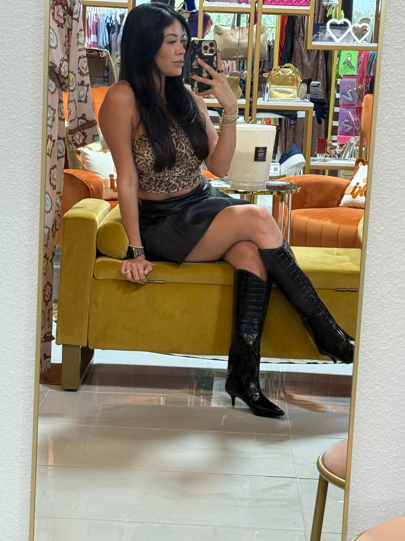 top & skirt from ADL COUTURE ✨ these boots were a vibe! 

#LTKShoeCrush #LTKStyleTip #LTKGiftGuide
