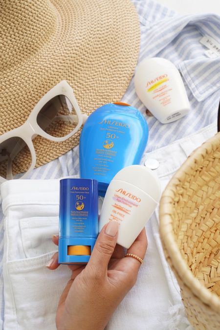 The best sun care essentials from @shiseido x @sephora including their:

Urban Environment Oil-Free Sunscreen Broad-Spectrum SPF 42 with Hyaluronic Acid
Ultimate Sun Protector Lotion SPF 50+ Sunscreen
Urban Environment Vita-Clear Sunscreen Broad-Spectrum SPF 42 with Vitamin C
Clear Sunscreen Stick SPF 50+

Shop now at Sephora during their Savings Event happening now through 4/24 with code SAVENOW #shiseido #shiseidopartner

#LTKBeautySale #LTKSeasonal #LTKbeauty