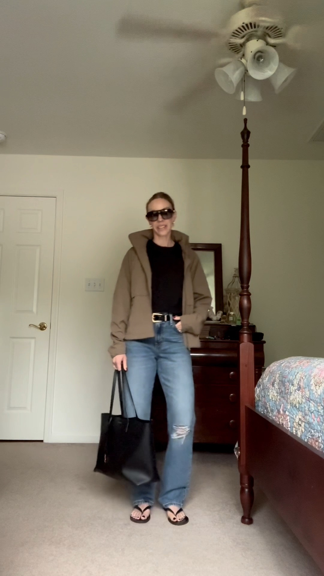 Late summer or early fall outfit, windbreaker jacket under $75, @levi distressed jeans on major sale

#LTKootd #LTKdayinmylife #LTKSaleAlert