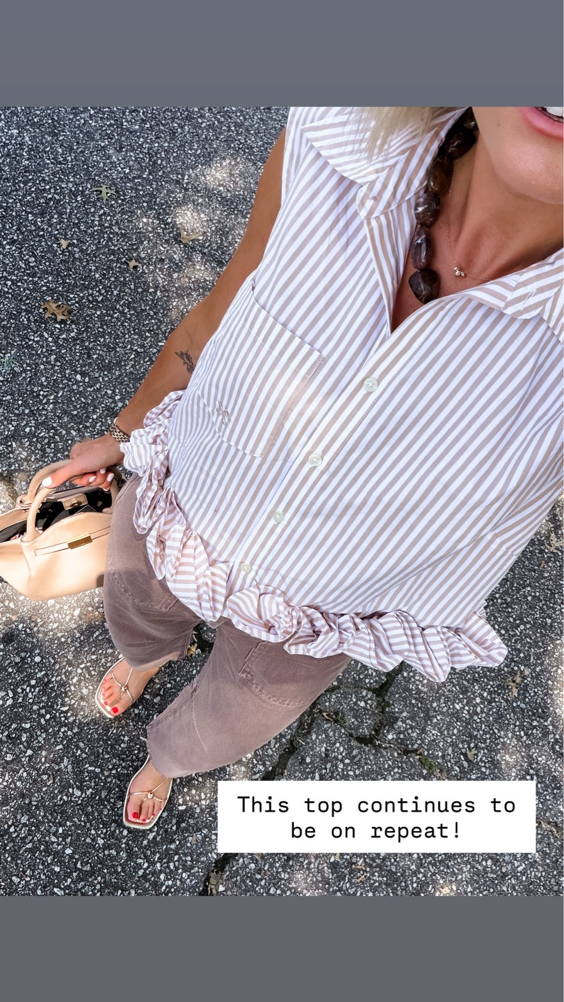 Forever loving this top from Anthropologie! Such a feminine and chic touch on a classic button down- perfect for workwear in transitional seasons! Wearing XS in the top, 4 in jeans 

Loverly grey, fashion finds, barrel jeans how to style, transitional outfit inspo, Target fashion, neutral capsule wardrobe early fall

#LTKSeasonal