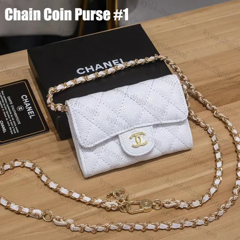 DUPE Y-S-L Cha-nel Card Holder Bags with Multi Slots Bag Zero Wallet Pouch 3Styles with Gift Box | DHGate