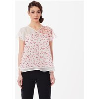 Silk Chiffon Polka Dot Blouse Lightweight Romantic Summer Top | Etsy (US)