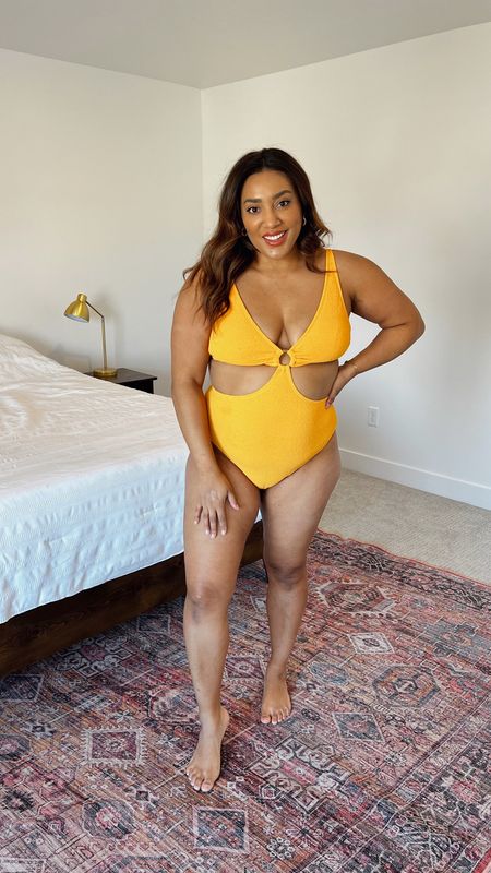 Target One Pieces! Size XL in everything, all true to size.
Swim suits, monokini, cut outs

#LTKcurves #LTKunder50 #LTKswim