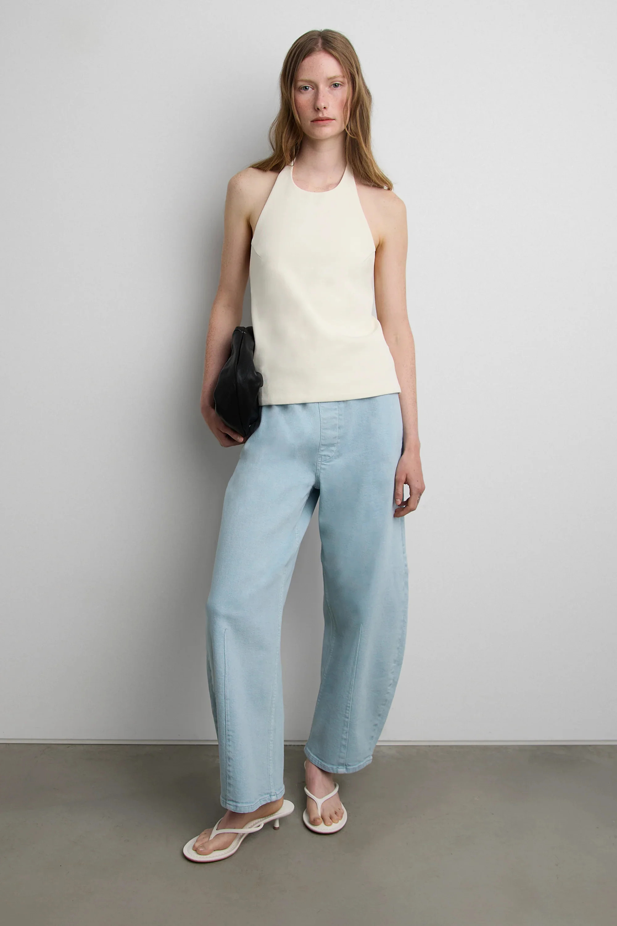 HALTER OPEN BACK TANK TOP | OAK + FORT