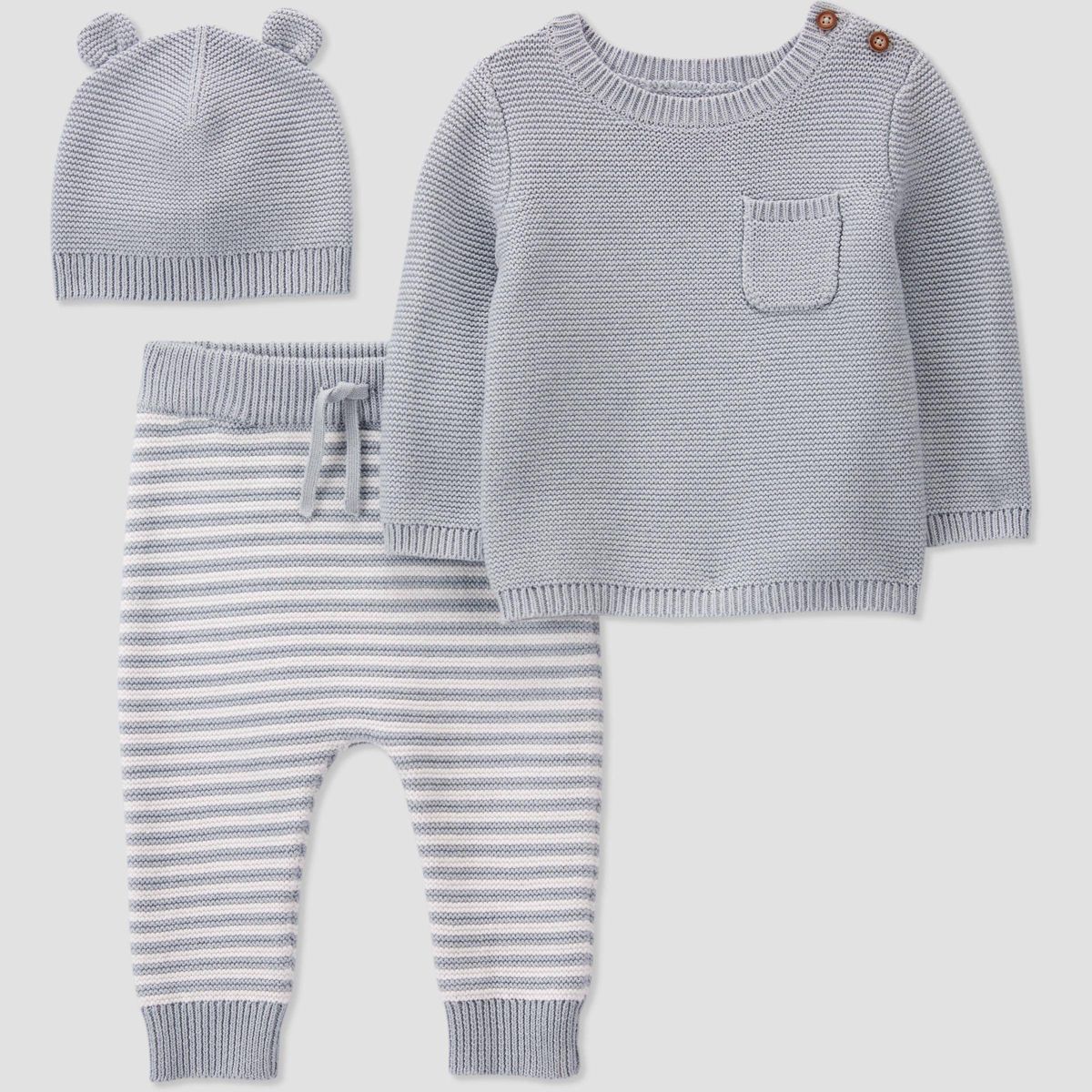 Carter's Just One You®️ Baby Boys' Striped Sweater & Bottom Set - Blue | Target