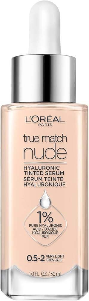 L’Oréal Paris True Match Nude Hyaluronic Tinted Serum, Tinted Face Serum with Hyaluronic Acid ... | Amazon (CA)
