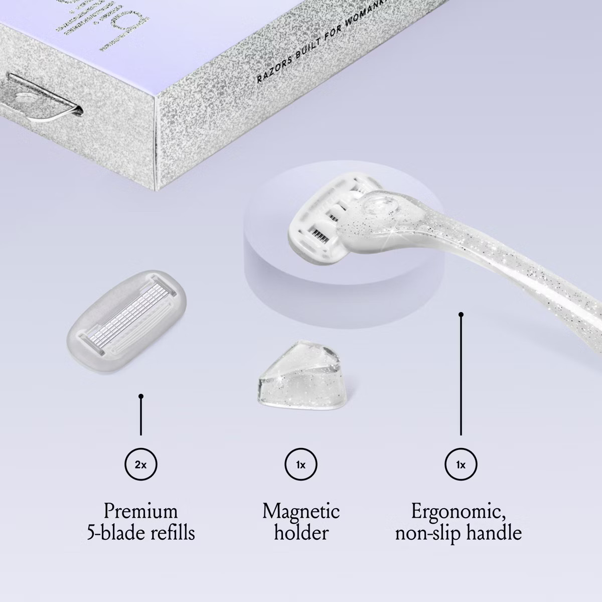 Billie Ice Sparkle Razor Starter Kit | Target