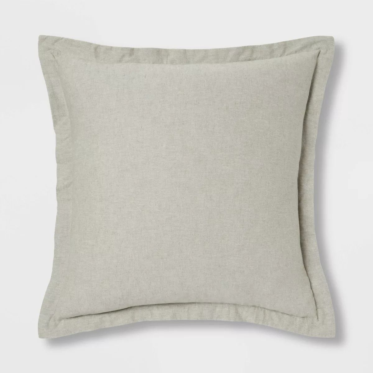 Euro Cotton Linen Blend Chambray Decorative Throw Pillow Moss Green - Threshold™ | Target