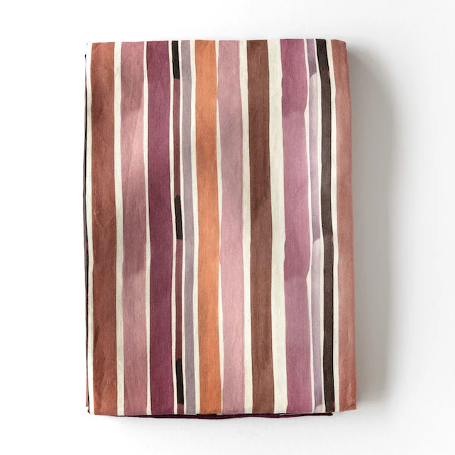 Lisbon Stripe Tablecloth | Goldie Home