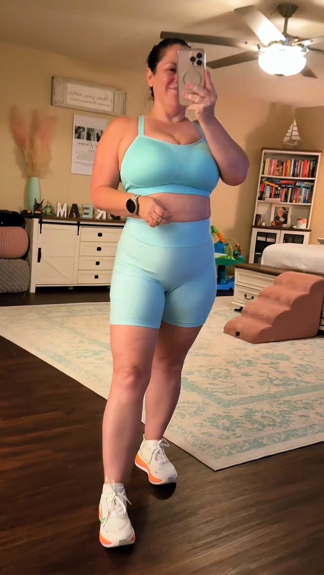 Run fit check ✔️💙
This Victoria’s Secret set is giving everything I needed for today’s run. The bra is SO supportive without feeling restrictive, and these shorts are buttery soft, lightweight, and airy for those hot Carolina mornings. Comfortable, flattering, and actually stays put while running 🙌🏼

Safe to say… I’m obsessed with this color too 😍

Oh and check out my Nike by You shoes! I designed them. Soooo cute!

@victoriassecret  @Nike US 

Linked on my LTK 🫶🏼

#victoriassecret #runningfit #fitcheck #runnergirl #runningessentials

#LTKfitnessgoals #LTKActive #LTKMidsize
