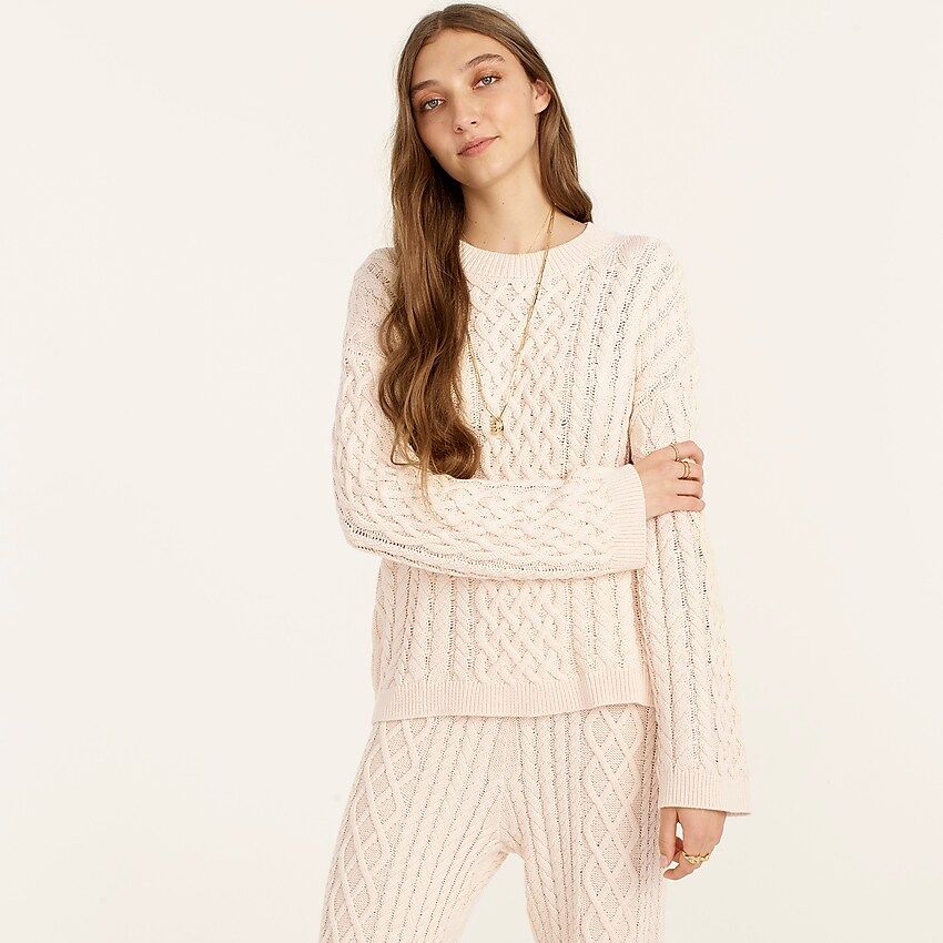 Cotton-cashmere cable-knit pulloverItem BE045 
 
 
 
 
 There are no reviews for this product.Be ... | J.Crew US