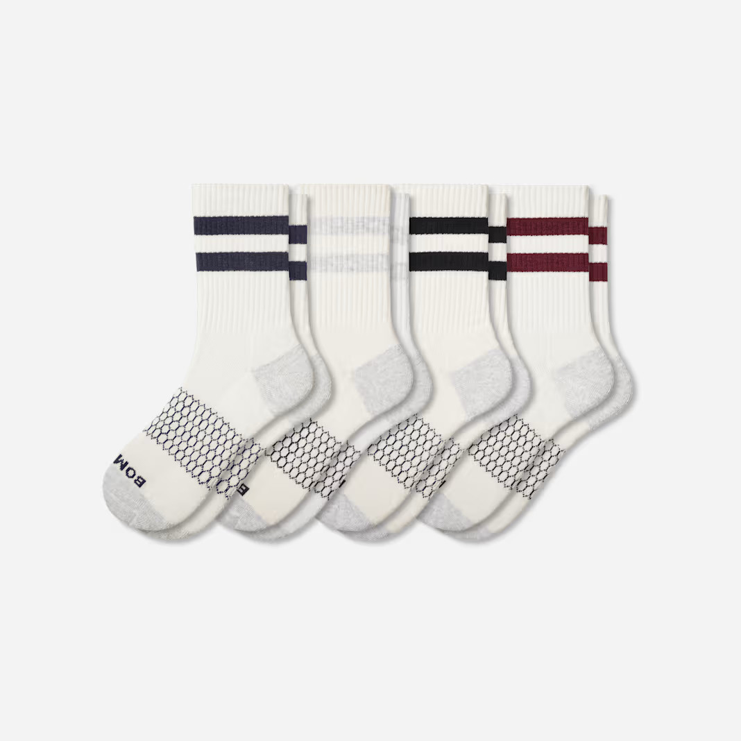Women's Vintage Stripes Half Calf Socks 4-Pack | Bombas