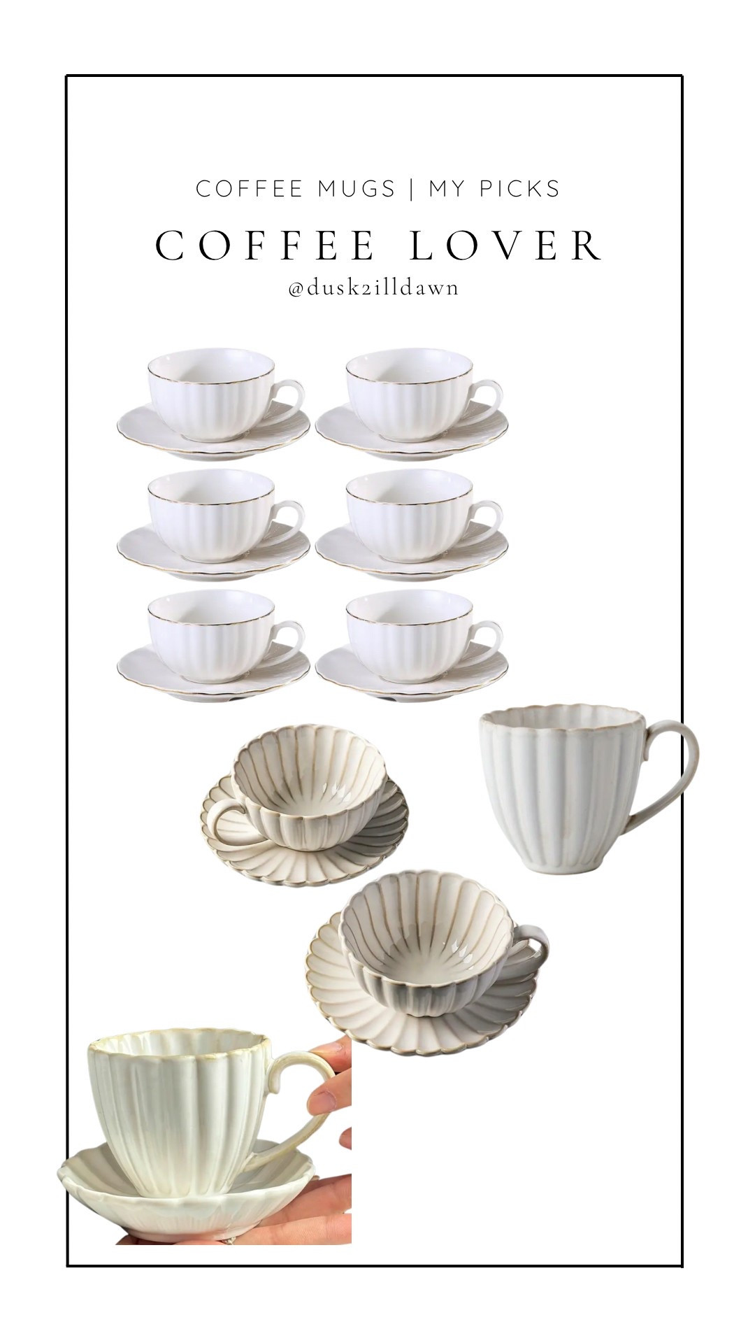 Pretty coffee mugs for the coffee lover 



#LTKAroundTheWorld #LTKhome #LTKautumn