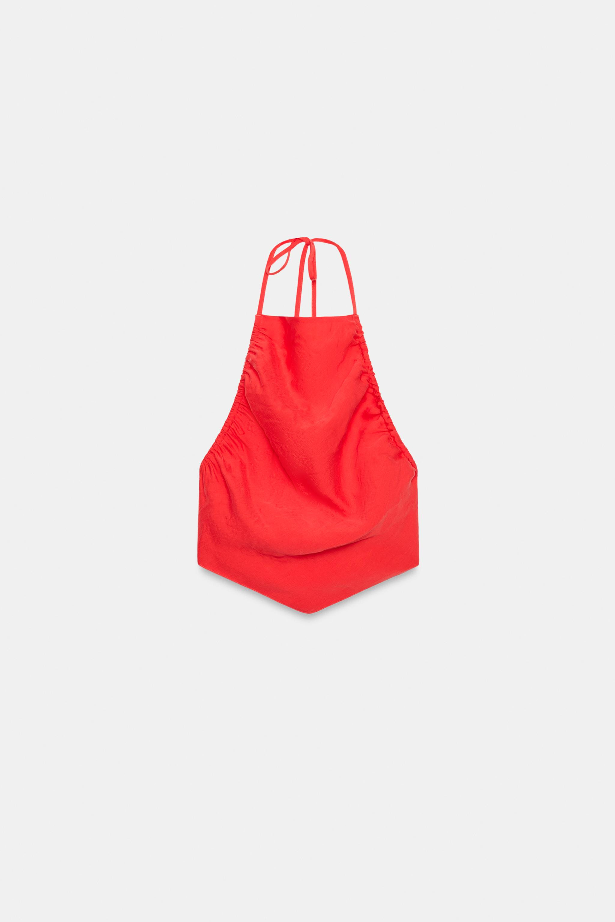 RUCHED HALTER TOP | Zara US