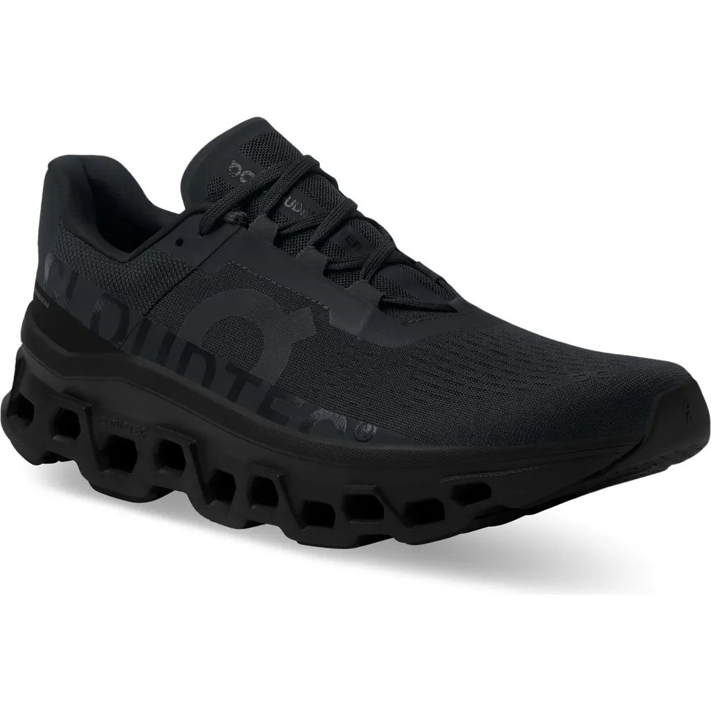 Cloudmonster Running Shoe in All Black at Nordstrom, Size 14 | Nordstrom