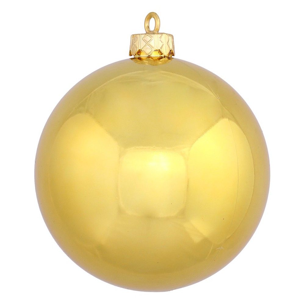 60ct Luxe Gold Plastic Ball Christmas Ornament Set | Target