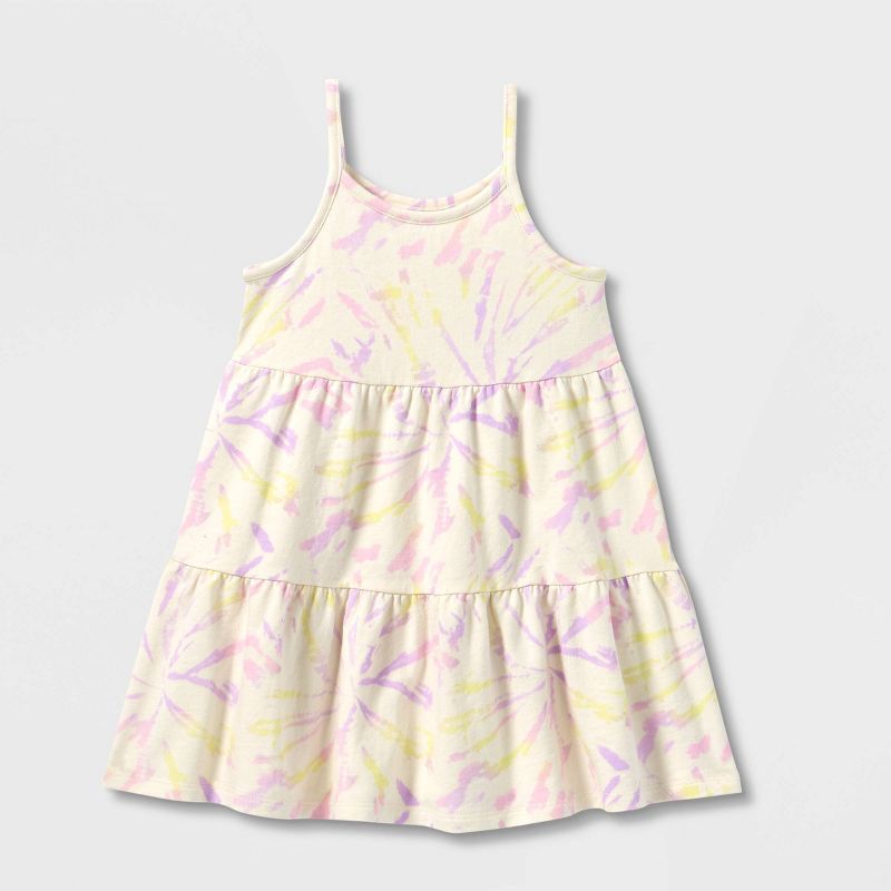 Grayson Mini Toddler Girls' Tie-Dye Sleeveless Tiered Dress | Target