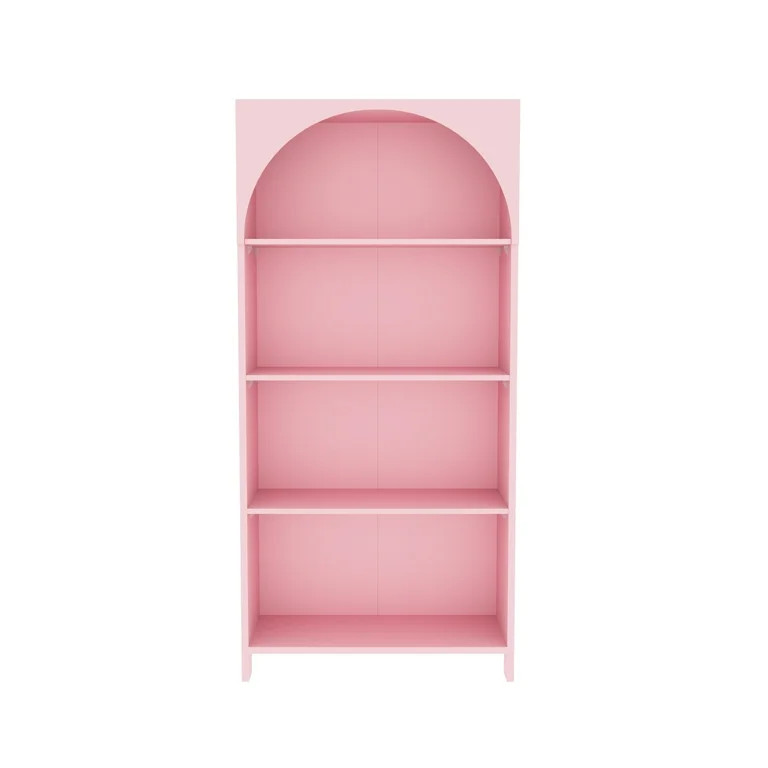 House of Happy Arched Bookshelf, Pink | Walmart (US)