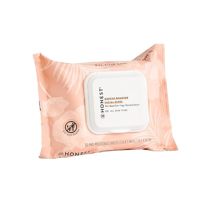 Honest Beauty Makeup Remover Facial Wipes | EWG Verified, Plant-Based, Hypoallergenic | 30 Count | Amazon (US)