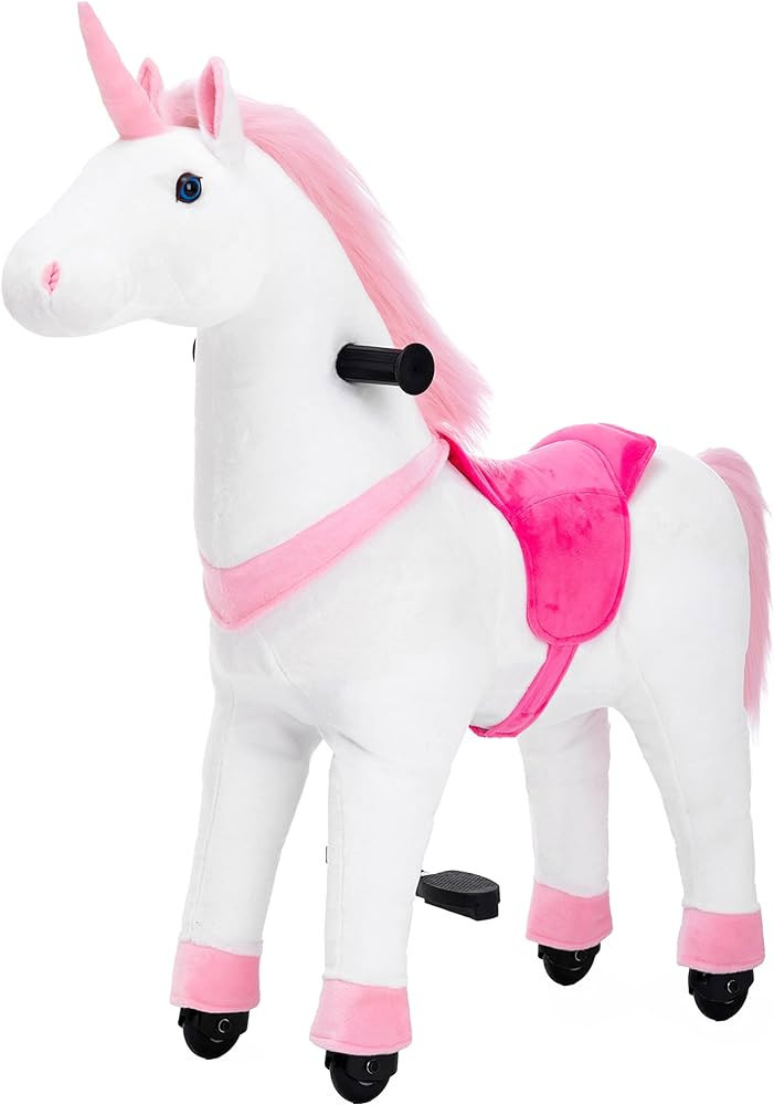 PONYEEHAW Ride on Unicorn Toys, Kids Ride on Horse Riding Horse Toys Ride on Toys for 4-9 Years O... | Amazon (US)