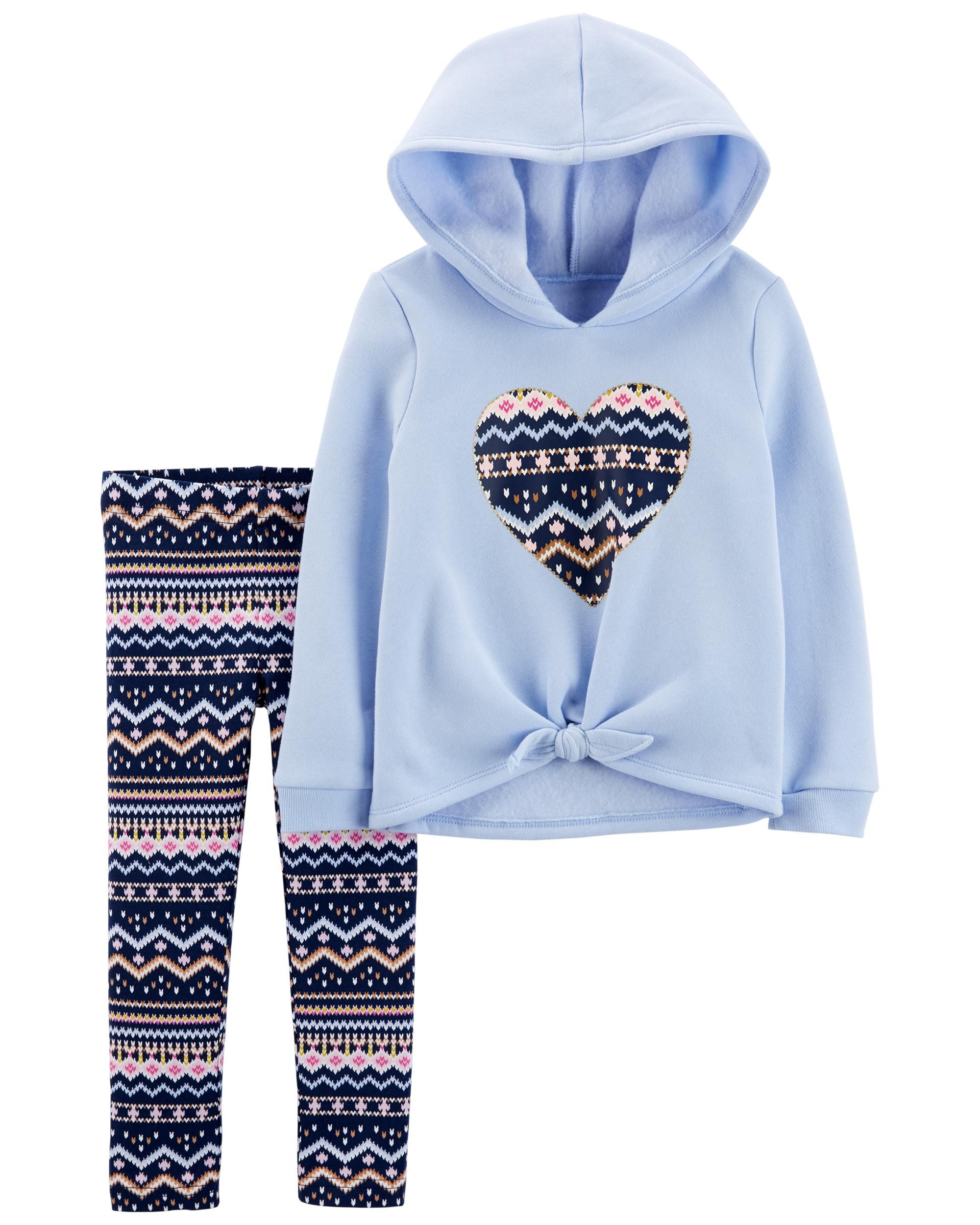 2-Piece Heart Top & Legging Set | Carter's