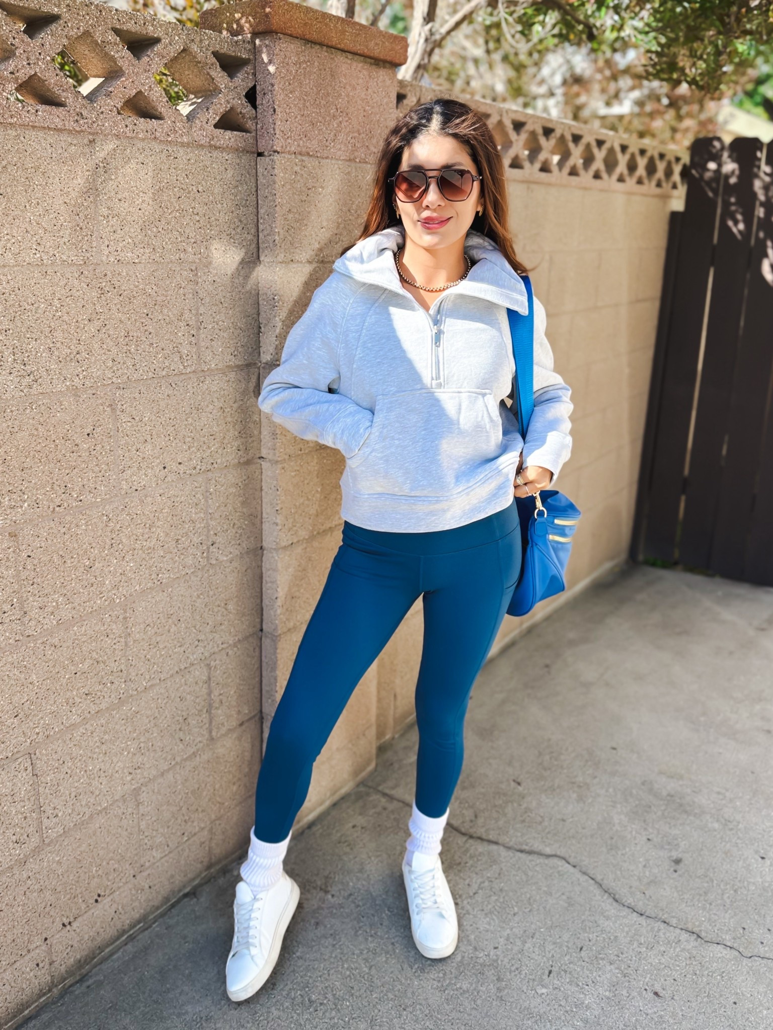 New activewear drop from The Gym People and I’m obsessed 🤍

These high-waisted leggings are SO flattering — amazing fit, side pockets (yes please 🙌), tummy control, and ultra-stretchy for any workout from strength training to hot girl walks.

Paired with this cropped half-zip fleece sweatshirt with thumb holes — cozy, stylish, and perfect for layering pre & post workout.

Wearing size XS in everything for reference ✨

Perfect mom-on-the-go workout set, gym outfit idea, or athleisure look you can run errands in.



The Gym People leggings, high waisted leggings, tummy control leggings, leggings with pockets, stretchy workout leggings, gym outfit women, athletic wear for women, cropped fleece sweatshirt, half zip workout top, thumb hole sweatshirt, cozy athleisure set, mom workout outfit, XS activewear, flattering gym leggings, affordable workout clothes, Amazon activewear dupe, fall gym outfit, pilates outfit, strength training outfit, athleisure style 2026, women’s gym fashion

#gymoutfit #thegympeople #workoutwear #athleisurestyle #momfitness #over40fitness #leggingswithpockets #tummycontrolleggings #gymstyle #pilatesoutfit #strengthtraining #activewearlook #amazonactivewear #fitnessmom #xsstyle #croppedhoodie #womenwholift #ltkfit #ltkstyle #ltkunder50

#LTKActive #LTKootd #LTKfitnessgoals