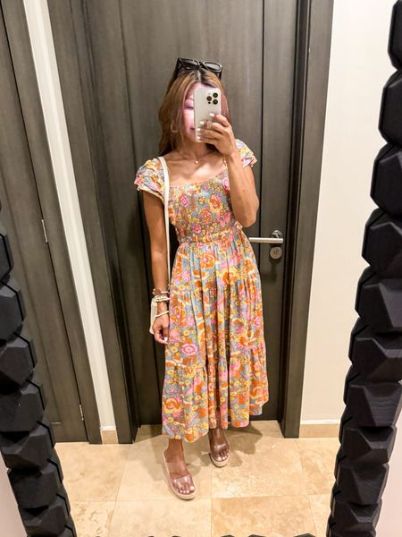 This dress is perfect for vacation and is lightweight and easy to pack. Resort Wear outfits also perfect for cruises, destination weddings etc. 
Wearing in small, color is A Yellow Floral, has pockets, wearing pasties and linked it. 
Sandals fit tts. I also linked flats that would work well with these outfits if you need to do some walking like we did on the beach😀.
Linked my fav vacation accessories: beach hat, sunnies, jewelries, etc. 
Amazon find, resort wear, vacation outfits, dress, beach vacation, tropical vacation, resort style, vacation style 

#LTKover40 #LTKstyletip #LTKfindsunder50