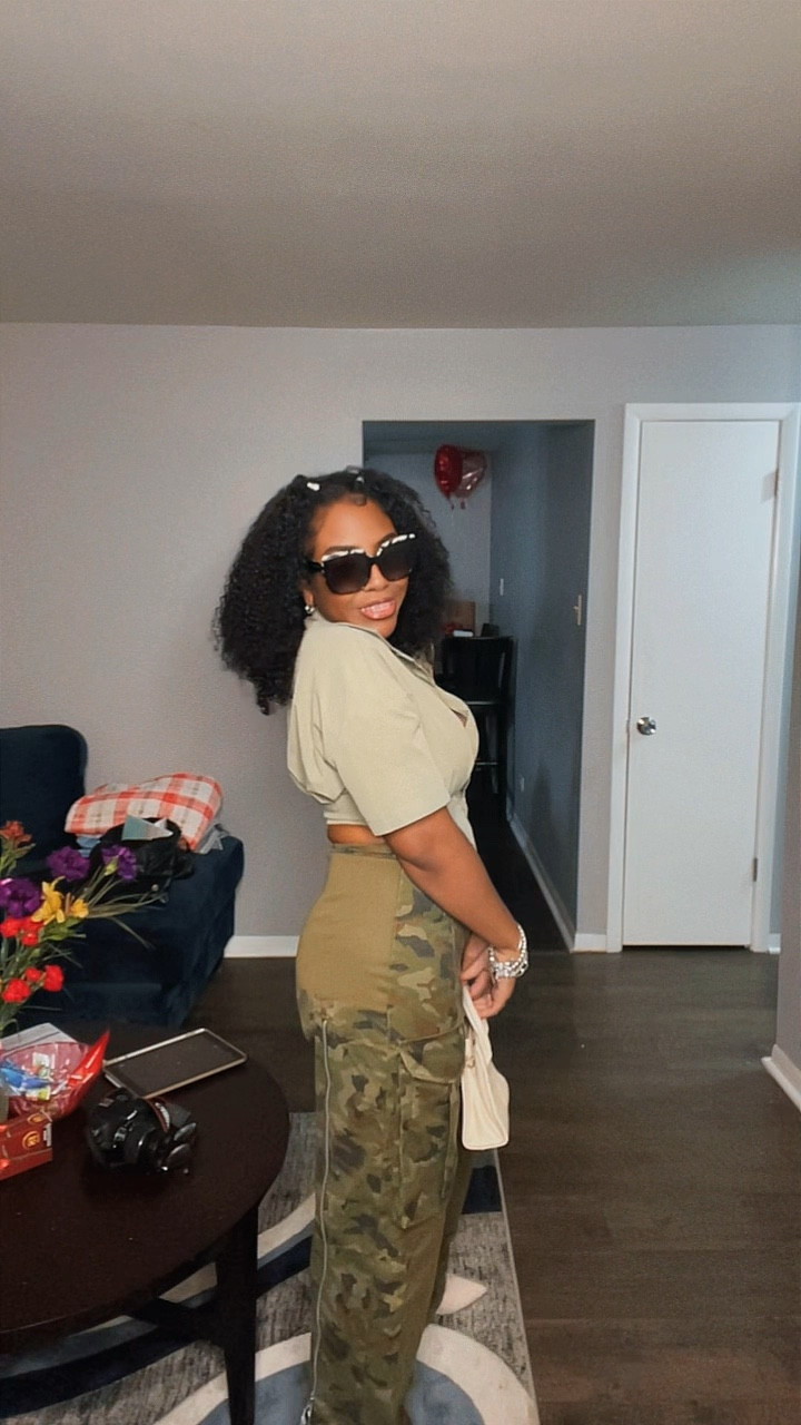 Neutral top + camo cargo pants outfit 🤍
Styling these camo cargos with a structured neutral blouse and pointed toe heels for an elevated casual look.

Perfect for casual outings, brunch, or everyday street style.

#LTKgrwm #LTKvlog #LTKootd